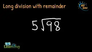 Long Division with Remainder | Easy Example