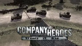 Company of Heroes Halftrack Stike 1vs2 Expert [Europe At War mod]