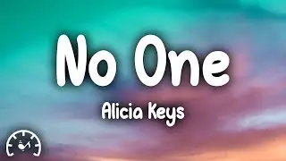 Alicia Keys - No One (Lyrics)