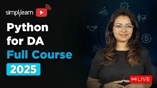 Python For Data Analytics Full Course 2025 | Python Data Analytics For Beginners | Simplilearn