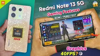 Redmi Note 13 5g Gaming Features Graphics Test, FPS? | Redmi Note 13 5g Bgmi Test, Pubg Gaming Test