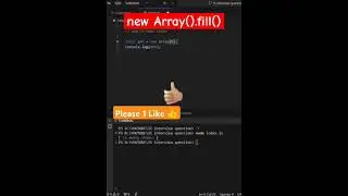 Create new Array in javascript | array in javascript #shorts #javascript #shortvideo #interview