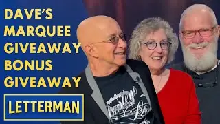 Daves Autographed Jacket Giveaway | Letterman