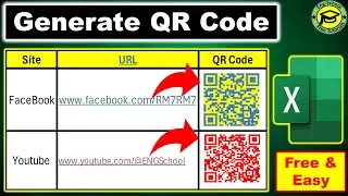 How to Create QR Code In Excel [Free And Easy] | Create QR Code In Excel | Generate QR CODE In Excel