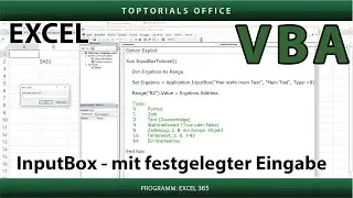 InputBox in Excel VBA