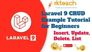 How is CRUD operation implemented in Laravel  9 | CRUD operation Example in Laravel 9.