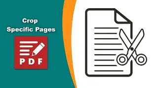 How to crop specific pdf pages at once in PDF XChange Editor