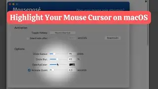 The Best Way to Highlight Your Mouse Cursor on macOS | Mousepose Tutorial