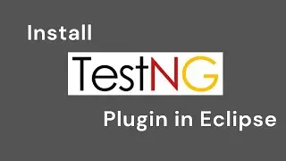 How to Install TestNg in Eclipse[