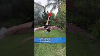 Learn a flip RISK FREE! 😊✨#aerial #tumbling #tutorial #flip #cheer #gymnastics #dance