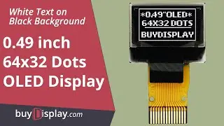 White 0.49 inch OLED Display Panel 64x32 IIC I2C SSD1306 Connector FPC