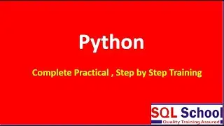 Python Training Classes with Real-time Project | SQL School