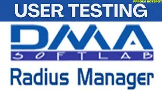 Mikrotik and DMA softlab Radius manager User testing | DMA softlab radius manager part 11