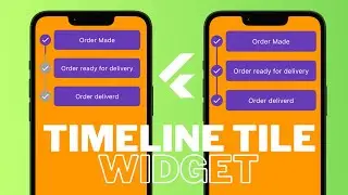 📱 TimeLine Tile Order Tracking Widget in Flutter - Flutter Widgets✨