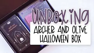 Unboxing: Archer & Olive Halloween Box