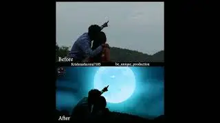 sky replacement before and after VFX breakdown aftereffects Editing || kscreation