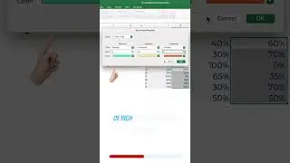 Turn Your Cell into a Dynamic Completion Percentage : Excel Conditional Formatting