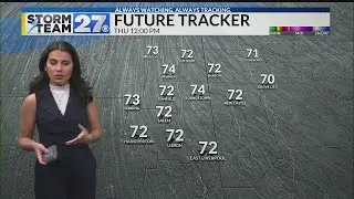 Tracking rain for tomorrow