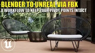 Blender to Unreal Engine 5 Via FBX - Keep Your Pivot Points Intact