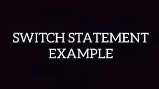 #Switch