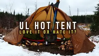 Solo Hot Tent in Snow & Freezing Rain - Seek Outside Cimmaron vs. Snowtrekker Crew