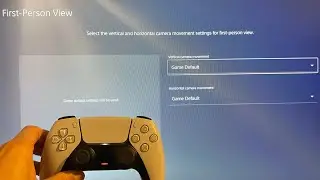 PS5: How to Change Game First-Person & Third-Person View Settings Tutorial! (For Beginners)