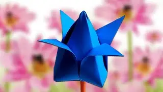 How to make paper rose flower | Origami rose flower