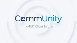 CommUnity myHUD Client Tutorial