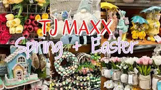 TJ MAXX SPRING AND EASTER DECOR | TJ MAXX SHOP WITH ME | STORE WALKTHROUGH NO TALKING