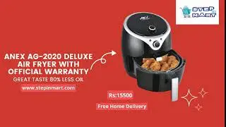 Let snacking be crispy & juicy with Anex Air Fryer, AG-2020!