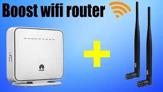 Boost your wifi anntena router | How to Adding External antenna | Extend Wifi Range