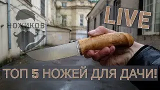 КАКОЙ НОЖ ЛУЧШЕ ВЗЯТЬ НА ДАЧУ?? || ТОП 5 ДАЧНЫХ(и не только) НОЖЕЙ !!