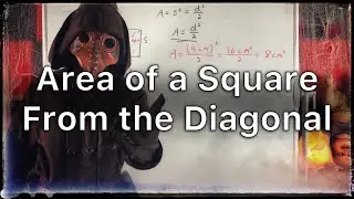 Find Area of Square from Diagonal | Geometry