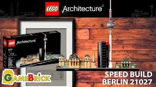 LEGO Architecture 21027 Berlin. LEGO Unboxing Speed Build Review [GameBrick]