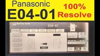 How to Resolve Panasonic Machine Error E04-01 Easily