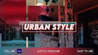 Urban Street Style Intro Opener After Effects Template