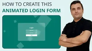 Responsive Animated Login Form Using HTML & CSS & JavaScript