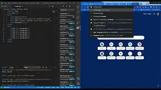 JavaScript Hello WORLD! In Browser, in Terminal, VS Code Live Server to Refresh Browser