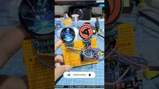 Animasi Kakashi Hatake Naruto Mata Sharingan 2 LCD Tft GC9A01 ESP32