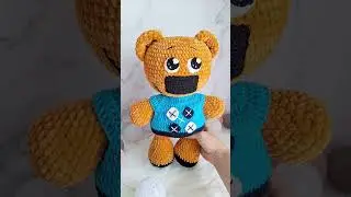 #мимимишка #вязание #amigurumi #вязаныеигрушки #crochet #мишка #кеша  #плюшевыймишка #мишкакрючком