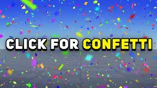 How to make a CONFETTI EFFECT in ROBLOX!