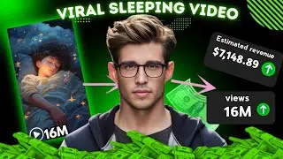 How I Make Viral Sleeping MONETIZABLE Faceless Youtube Videos : YouTube automation