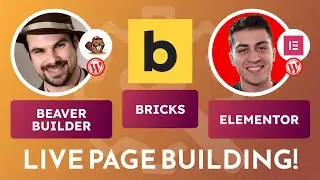 Live Building w/ Elementor, Beaver Builder, Bricks | Bridge Builders E01