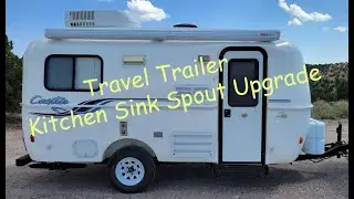 RV Sink spout Upgrade and Fridge button guard.