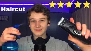 ASMR best reviewed barber shop ✂️