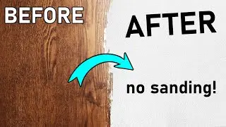 HOW TO PAINT IKEA LAMINATE FURNITURE 🤩 *no sanding* 🚫