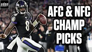 NFL Conference Championship Round Picks, Best Bets & Against The Spread Selections | Drew & Stew