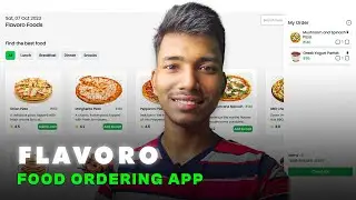 Flavoro - Food ordering app with ReactJs + TailwindCss+ Redux toolkit in Hindi