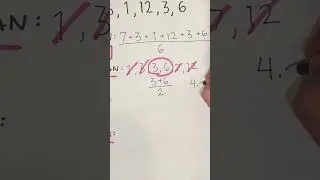Mean median mode range even amount of numbers