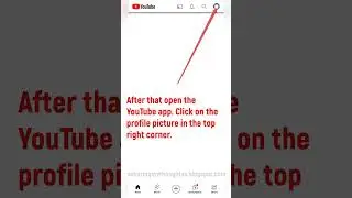 How to Sign Out of Youtube Account Android 2023 #tutorial  #shorts